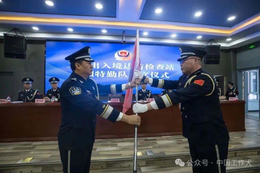 卫疆特勤亮剑国门 警犬奇兵助力管控